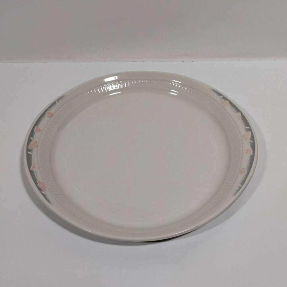 Syracuse China Maymont 11" Dinner Plate Floral Border Design